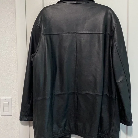 Wilson’s Leather , Black Leather Fully Lined Jacket Size Chart in pics - Picture 10 of 13